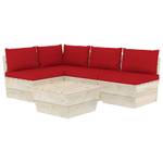 Mobilier de jardin (lot de 5) 3016490-9 Rouge