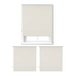 Lot de 3 stores enrouleurs beige 110 x 160 x 5 cm