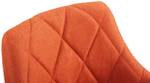 Arbeitshocker Lazio Orange - Textil