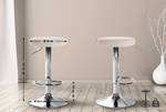 Tabouret de bar Ponte Lot de 2 Crème