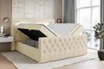 Boxspringbett AURORA Beige - Breite: 140 cm - H3