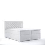 Boxspringbett GLAMOUR Weiß - Breite: 160 cm - H3