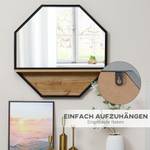 Wandspiegel 830-606V00BK Braun - Glas - 9 x 61 x 61 cm