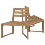 Gartenbank 44251 Braun - Massivholz - Holzart/Dekor - 160 x 86 x 160 cm