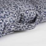 Sitzkissen Panthera Blau - Grau - Kunststoff - 45 x 7 x 45 cm