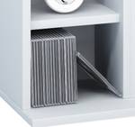 Bois CD DVD Stand Étagère Armoire Milano Blanc crème - Blanc