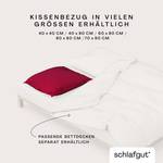 Kissenbezug Woven Fade Satin Rot - 80 x 80 cm