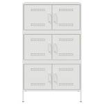 Highboard DE9140 Weiß - Metall - 39 x 113 x 68 cm