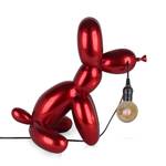 Lampe Sitzende Ballonhund Rot - 31 x 46 x 50 cm