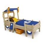 Kinderbett Crazy Sparky Pro Blau - Massivholz - 100 x 139 x 217 cm