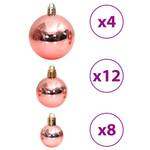 Boules de noël (lot de 100) 295555 Rose foncé - Rosé