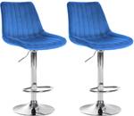 Barhocker Toni 2er Set Blau