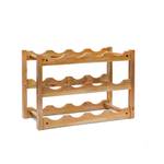 Weinregal klein Walnuss Braun - Holzwerkstoff - 21 x 28 x 42 cm