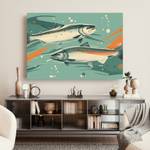 Bild Fisch Abstrakt I 90 x 60 cm