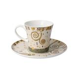 Kaffeetasse Gustav Klimt - Der Kuss Porzellan - 16 x 9 x 16 cm