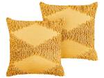 Coussin décoratif RHOEO Jaune - Nombre de pièces dans le lot : 2