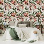 Bunte Sch枚ne VLIES TAPETE Blumen Natur