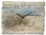 Gr盲sern Holz Sandd眉ne mit Wanduhr