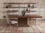 Table à manger rectangulaire en bois Marron - Bois/Imitation - En partie en bois massif - 180 x 75 x 100 cm