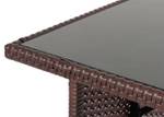 Table en polyrotin G16 Marron - Polyrotin - 112 x 68 x 60 cm