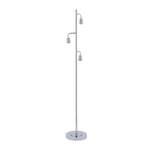 Stehlampe in Silber Silber - Glas - Metall - 25 x 150 x 25 cm