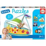 Puzzle 5 Babypuzzles Papier - 25 x 5 x 35 cm