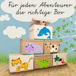 Lifeney Aufbewahrungsbox Kinder Papagei Kunststoff - 36 x 51 x 4 cm