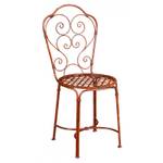 Chaise de Jardin Shabby Chic Rouge