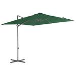 Parasol en porte-à-faux Vert - 250 x 247 x 250 cm