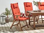 Mobilier pliable AMANTEA Marron - Rouge - Bois massif - 54 x 105 x 69 cm