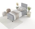 Boxspringbett Alma Grau - Breite: 80 cm - H3