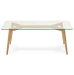 Table Basse MOLY Bois massif - 60 x 46 x 120 cm