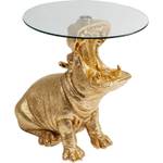 Table d'appoint hippopotame Doré - Matière plastique - 49 x 60 x 58 cm