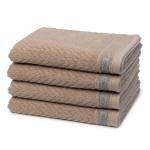 Smart Handtuch-Set (4er-Set) Braun