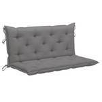 Coussin de banc de jardin Gris - Textile - 50 x 7 x 120 cm