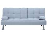 3-Sitzer Sofa ROXEN Grau - Hellgrau - Silber