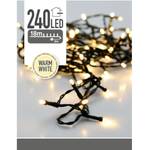 Lumières pour sapin de Noël 240 LED Jaune - Matière plastique - 1 x 3 x 1800 cm