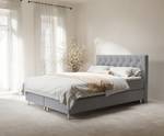 Boxspringbett Otus Grau - Breite: 160 cm