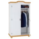 Garderobenschrank MÜNCHEN Weiß - Massivholz - Holzart/Dekor - 103 x 180 x 56 cm