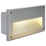 Wandeinbaulampe Brick Downer Grau - Metall - 23 x 13 x 9 cm