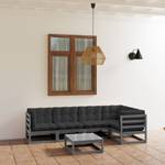 Garten-Lounge-Set (6-teilig) 3009930-1 Anthrazit - Grau