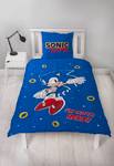 Bettwäsche Sonic The Hedgehog Blau - Rot - Weiß - Textil - 135 x 200 x 1 cm