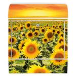 Sonnenblumenmeer Stahl Briefkasten