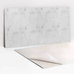 Selbstklebendes Wandpaneel Beton Grau - Kunststoff - 100 x 50 x 50 cm
