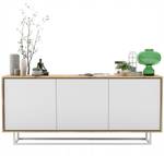 Sideboard APOLLO Loft Eiche Wotan Dekor - Weiß