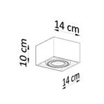 Deckenleuchte Quatro Höhe: 10 cm - Flammenanzahl: 1