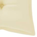 Coussin de banc de jardin Blanc crème - Profondeur : 120 cm