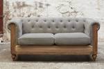 2-Sitzer Sofa Montaigu Grau - Textil - 73 x 165 x 82 cm