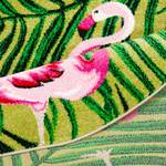 Rund Flamingos Teppich Faro Tropical