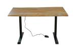 Schreibtisch LORA höhenverstellbar Holz - 85 x 120 cm